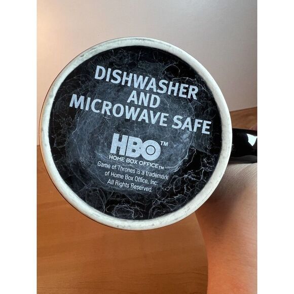 Game of Thrones Fire and Blood Targaryen HBO Show Black Coffee Mug / Tea Cup - Picture 7 of 7